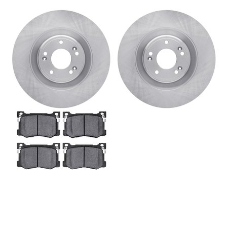 DYNAMIC FRICTION CO 6502-03306, Rotors with 5000 Advanced Brake Pads 6502-03306